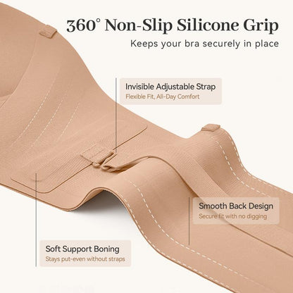NacoVela StayPut Strapless Bra