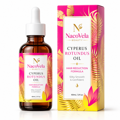 NacoVela™ Cyperus Rotundus Hair Reduction Oil | Post-Shave Hair Care