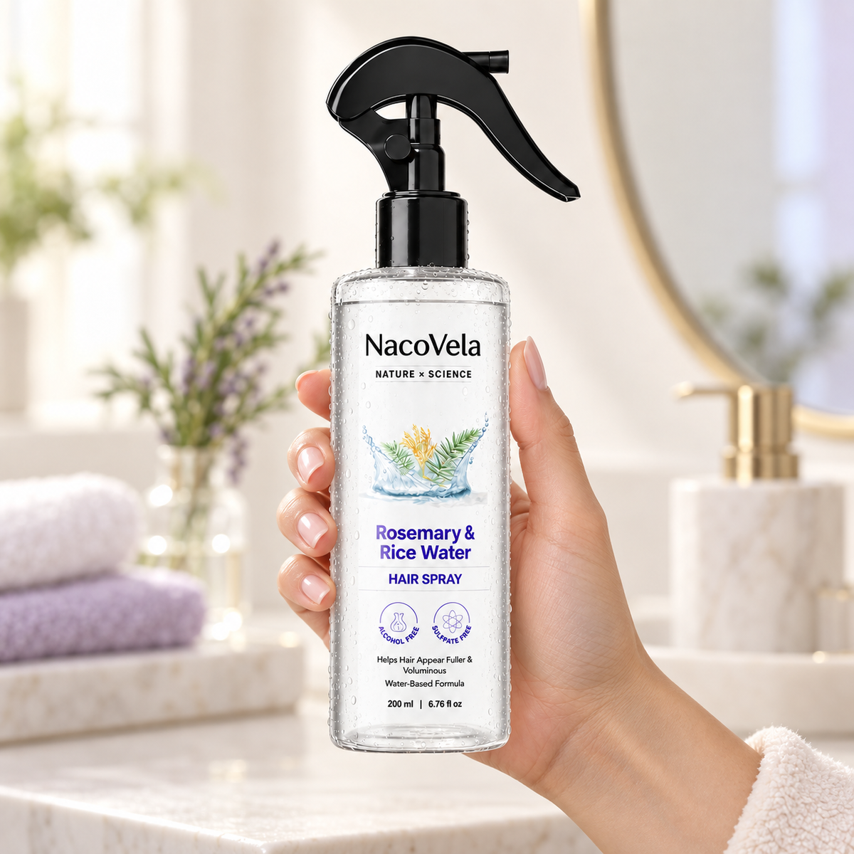 NacoVela®   Rosemary Hair Fragrance Spray