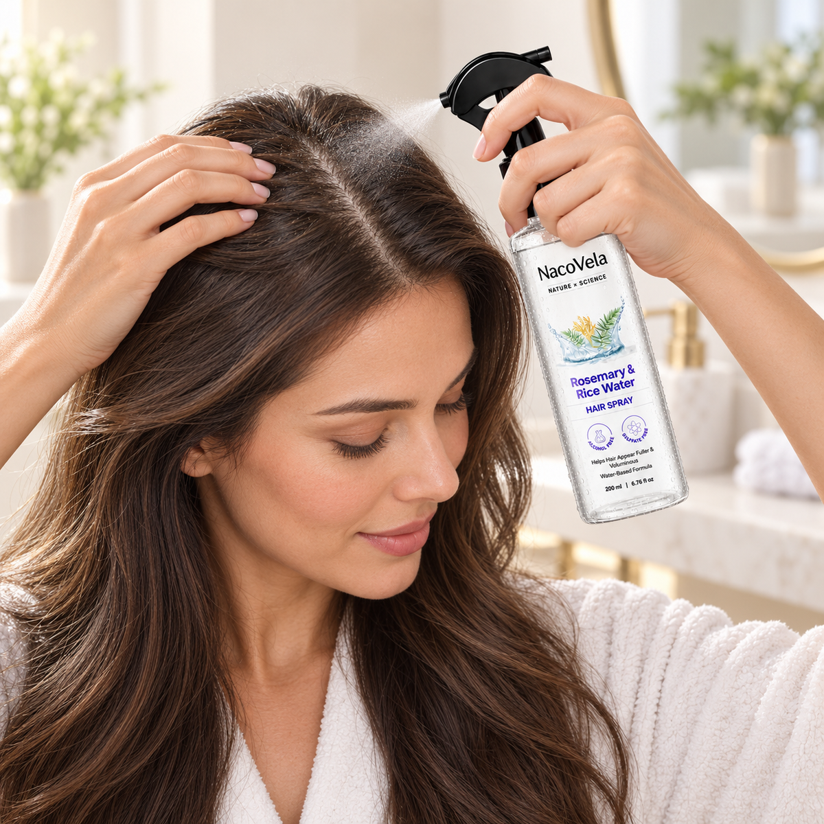NacoVela®   Rosemary Hair Fragrance Spray