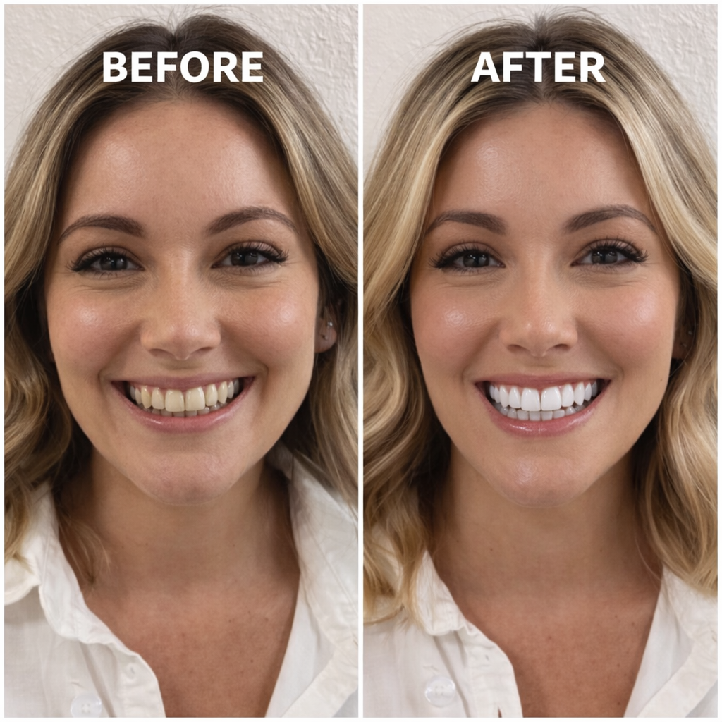 Enamel-Safe Teeth Whitening Strips (Gen 2 Purple Formula)