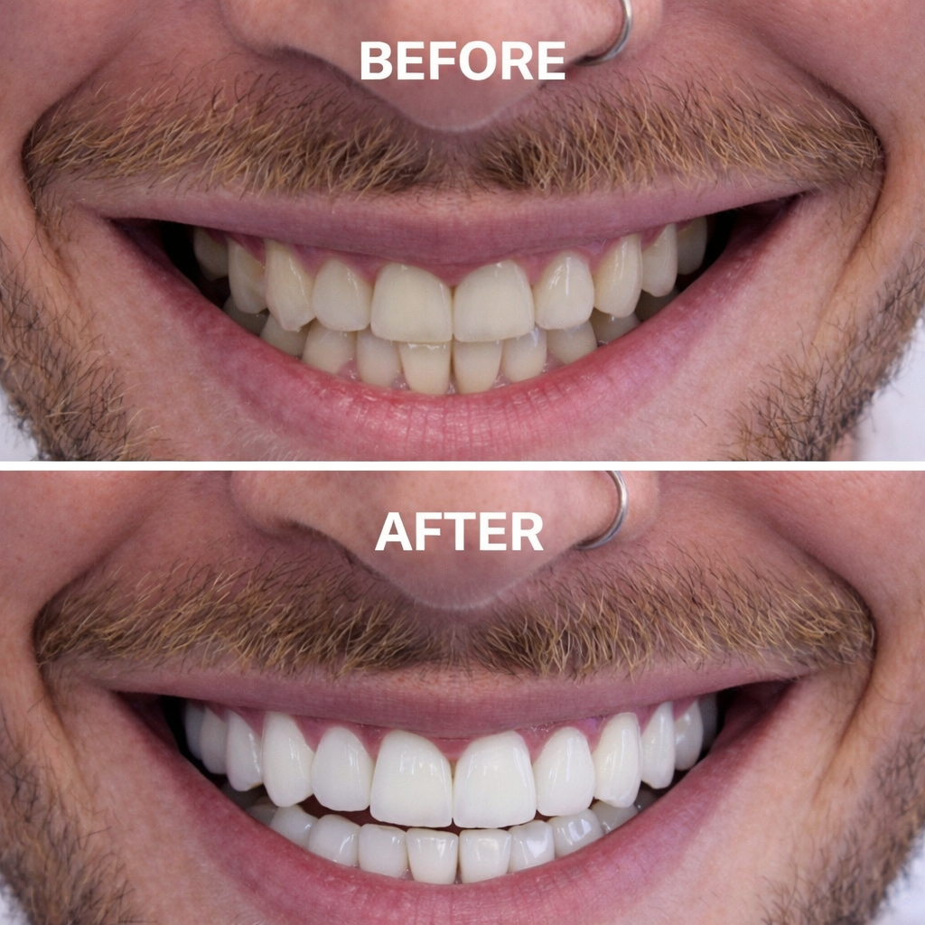 Enamel-Safe Teeth Whitening Strips (Gen 2 Purple Formula)