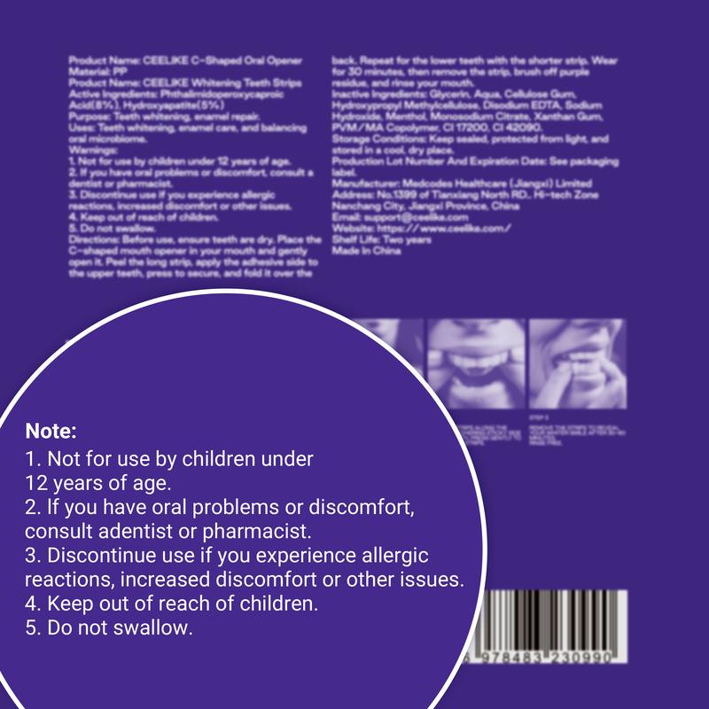 Purple Whitening Strips (Gen 2)