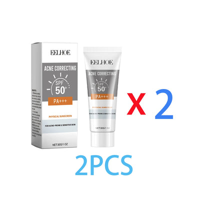 Deep Hydration Sunscreen Cream SPF 50+ UV Whitening Cream Korean Moisturizing Skin Care Tool for All Skin Type Cosmetics 30g