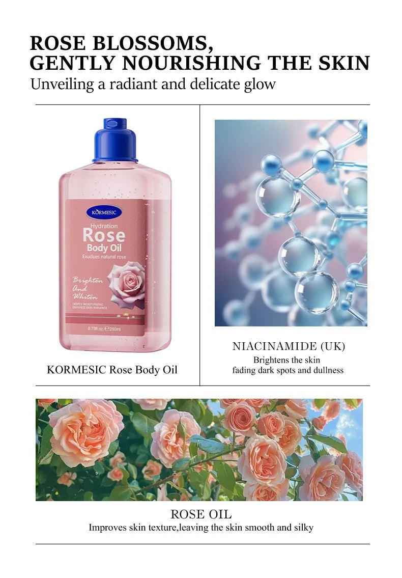 New Body Care Oil  Brightens Skin  Suitable for all skin types.