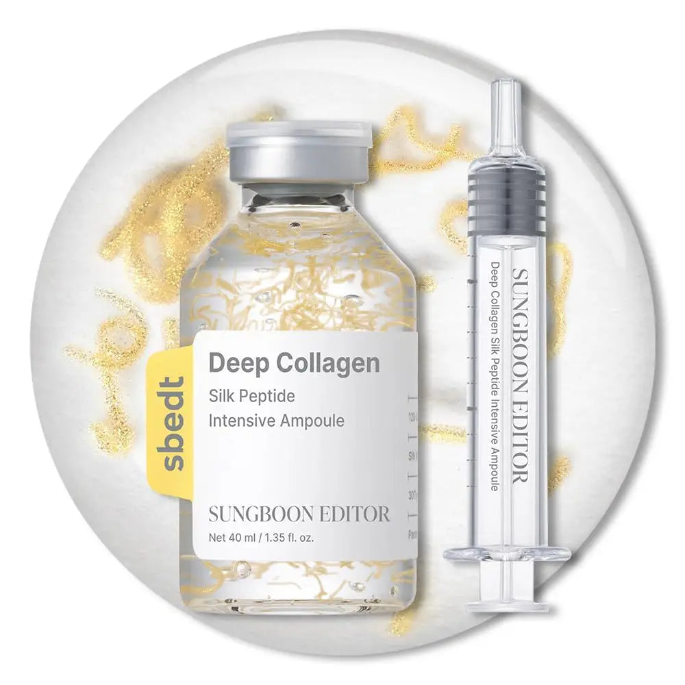 40ml Korean Silk Collagen Essence Serum Deep Peptide Intensive Revitalizing Face Cream.