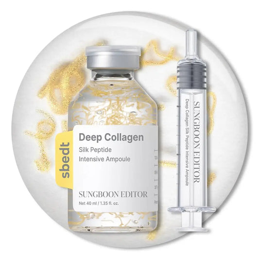 40ml Korean Silk Collagen Essence Serum Deep Peptide Intensive Revitalizing Face Cream.