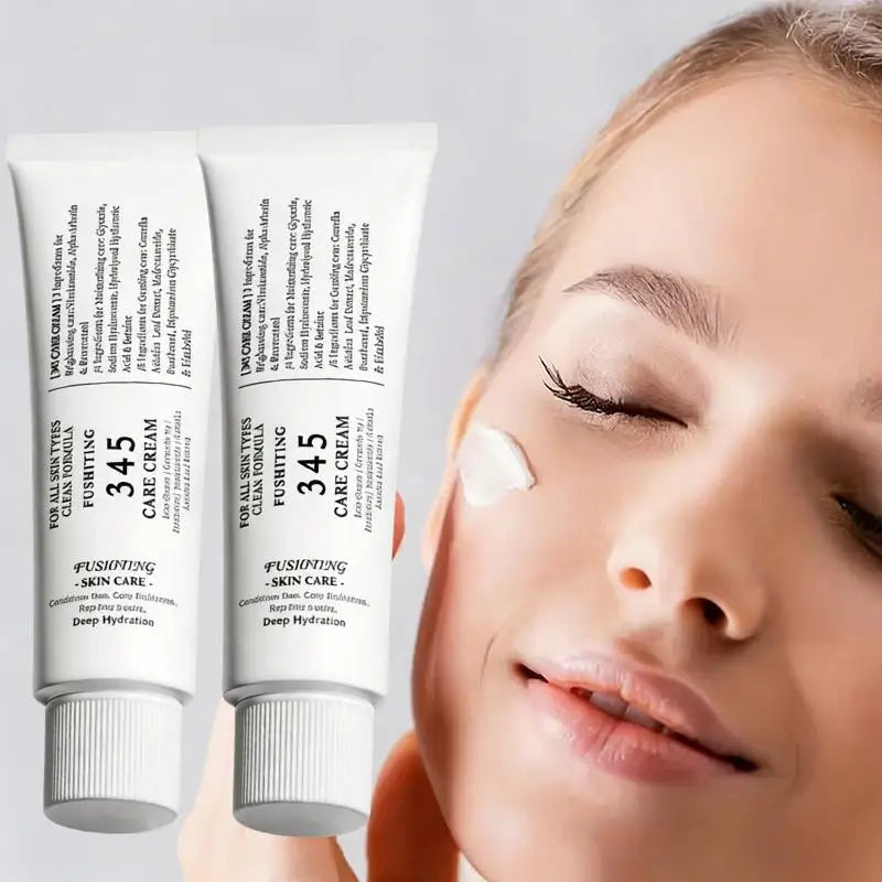 Korean 345 Face Cream Gentle Repairing Moisturizing Face Cream Strengthens Skin Barrier Effectively Improves Skin Imperfections