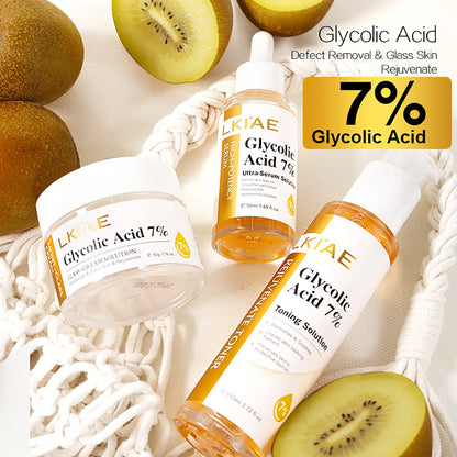 LKIAE Skin Brightener Set, Lightening, Hydration, Clean Stains, Remove Acne, Fine Lines, With Fruit Acid, Centella Asiatica