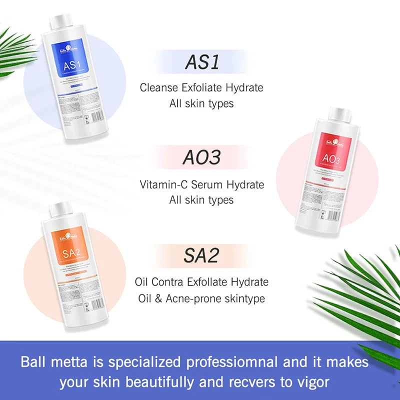 Facial Skincare Face Serum AS1 SA2 AO3 Aqua Peel Solution.