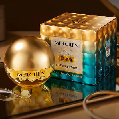 MERcilen Anti-Aging Gold Collagen Cream Wrinkle Firming Hydrating Moisturizing Nourishing Repairing Daily Skin Care