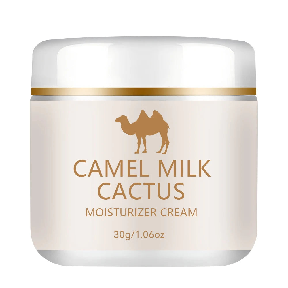 【Camel Milk & Cactus】Moisturizing Cream - 72-hour hydration, brightens skin.  Gentle formula for sensitive skin, universal beige