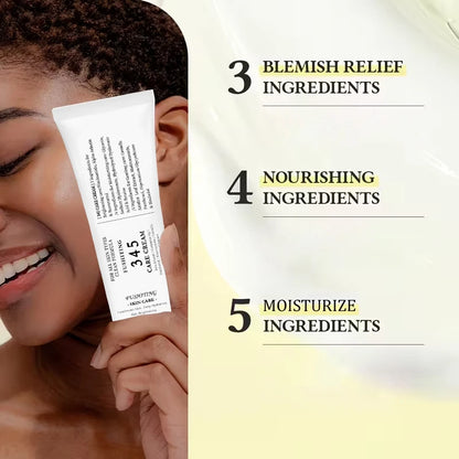 Korean 345 Face Cream Gentle Repairing Moisturizing Face Cream Strengthens Skin Barrier Effectively Improves Skin Imperfections