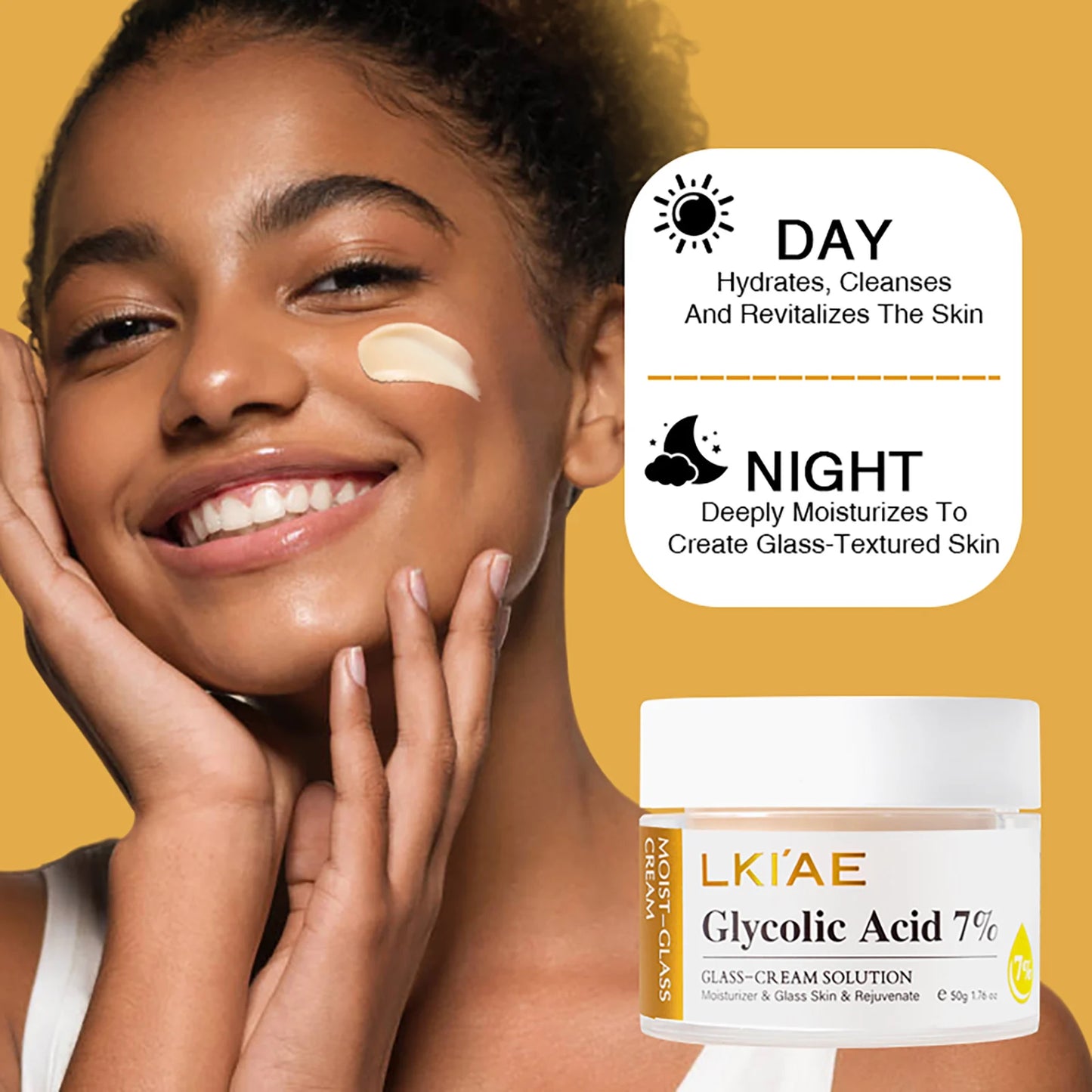 LKIAE Skin Brightener Set, Lightening, Hydration, Clean Stains, Remove Acne, Fine Lines, With Fruit Acid, Centella Asiatica