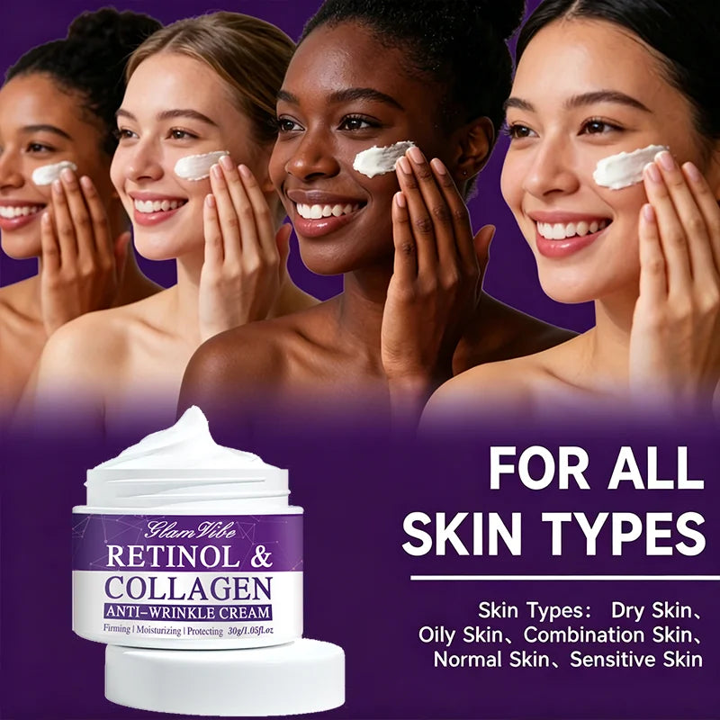Anti-wrinkle cream provides nutrients to the skin, leaving facial skin smoother, more hydrated, and delicate.