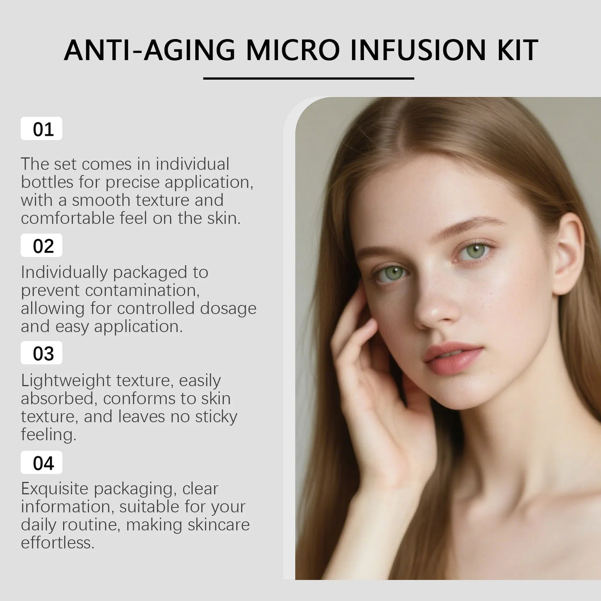0.25mm Microneedle Skin Care Kit Day cream Night cream Seasonal Transition Repair Moisturizing Without Greasiness Anti-Dryness
