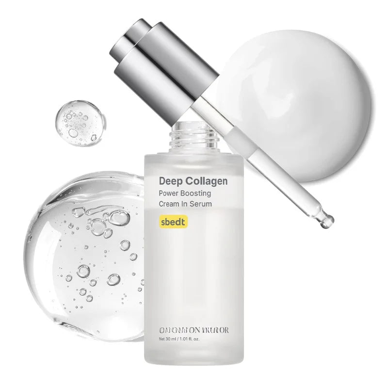 Silk Collagen Peptide Ampoule Serum Korean Care Set Deep Collagen Moisturizer Serum Retinol Power Capsule Cream Women Face Care