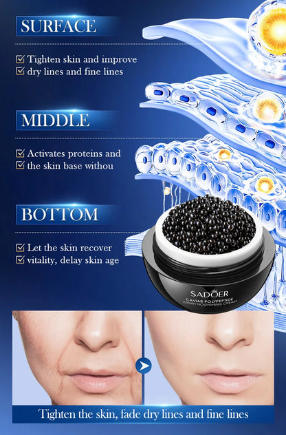 Anti-Wrinkle Face Cream Collagen Pearl Firming Lift Fade.