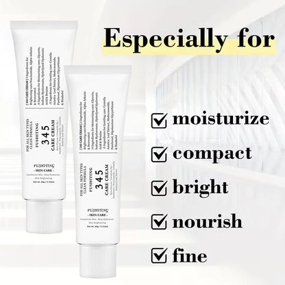 Korean 345 Face Cream Gentle Repairing Moisturizing Face Cream Strengthens Skin Barrier Effectively Improves Skin Imperfections