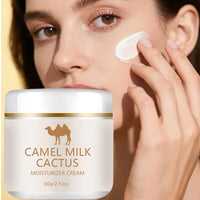 【Camel Milk & Cactus】Moisturizing Cream - 72-hour hydration, brightens skin.  Gentle formula for sensitive skin, universal beige