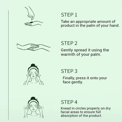 Moisturizing patches and creams before makeup, light and natural, creating a clear and transparent makeup look