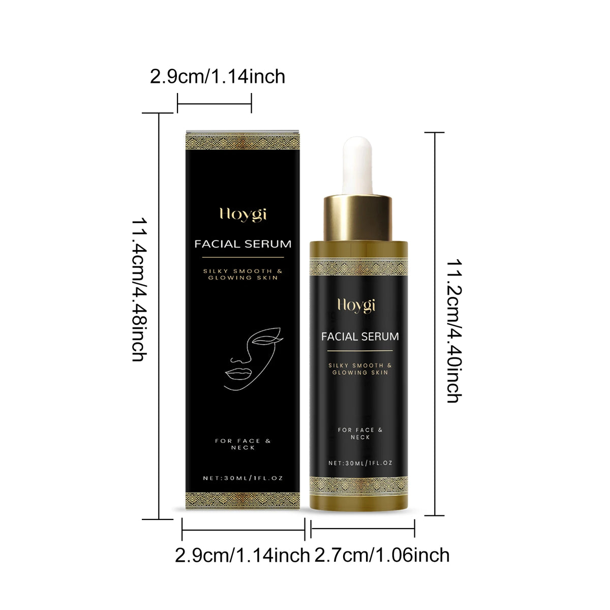 Facial Care Essence, Moisturizing, Radiance - Boosting, Lightweight, Hydrating, Smooth, Soft & Elastic Skin, Skincare Serum