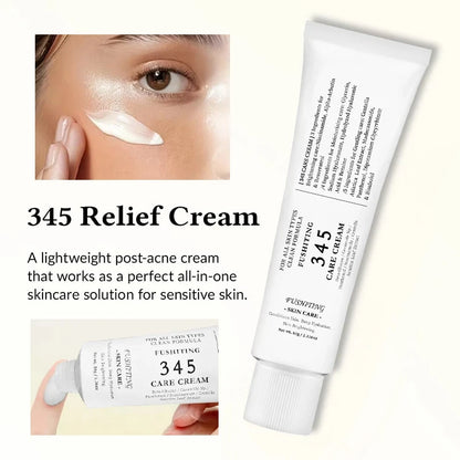 Korean 345 Face Cream Gentle Repairing Moisturizing Face Cream Strengthens Skin Barrier Effectively Improves Skin Imperfections