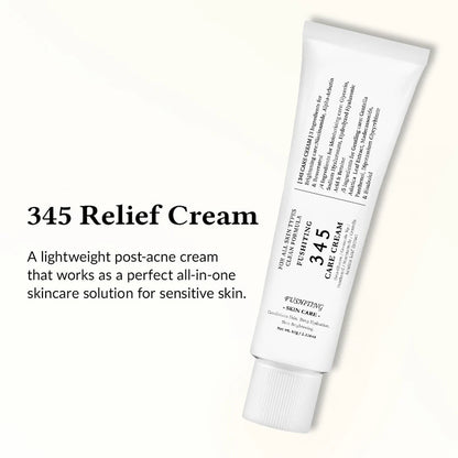 Korean 345 Face Cream Gentle Repairing Moisturizing Face Cream Strengthens Skin Barrier Effectively Improves Skin Imperfections