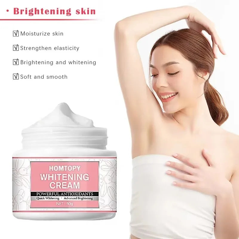 Body Moisturizing Cream Intimate Areas Underarm Knee Buttocks Private Bleach Remove Melanin Waterproof Brighten Nourish Cream