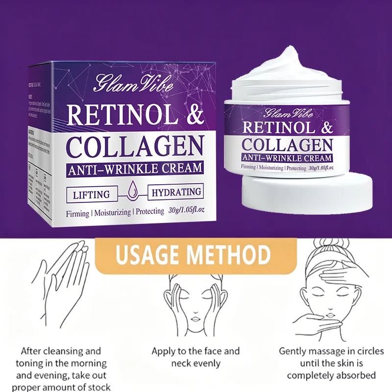 Anti-wrinkle cream provides nutrients to the skin, leaving facial skin smoother, more hydrated, and delicate.