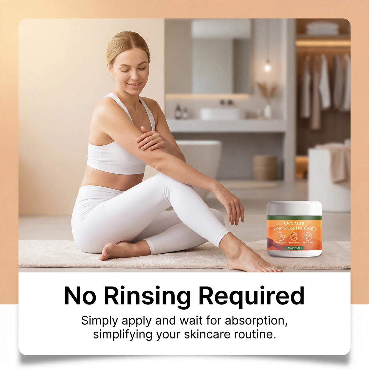 Body care gel, gently moisturizes body skin, showcases body contours, delicate skin texture gel