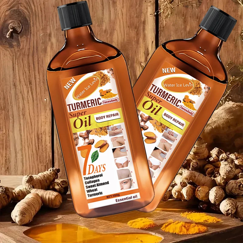 Turmeric Skincare Essential Oil, with Moisturizing and Brightening Effects, Is Gentle.