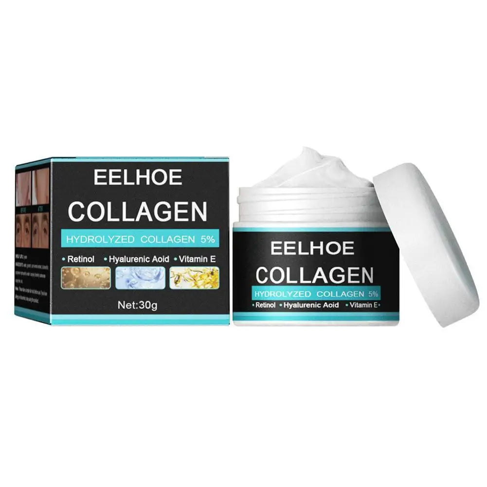 Collagen Creams For Men Smooth Wrinkle Younger Face Cream Firming Moisturizing Hyaluronic Acid Whitening Cream Facial Skin Care