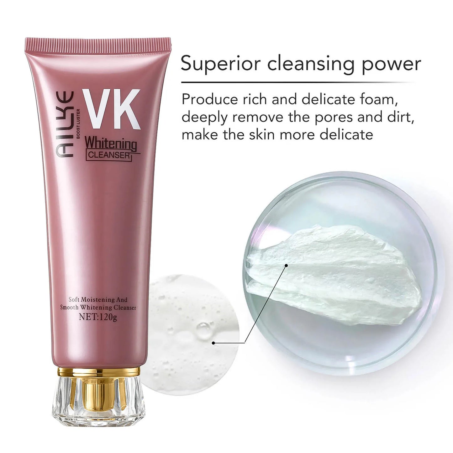 AILKE Lightening Face Care Set For All Skin Types, Whitening, Reduce Freckles, Melanin, Black Spots, Wrinkles, Even Skin Tone
