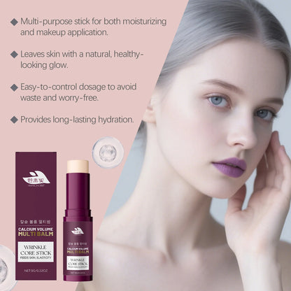 Cemenrete Calcium Multi Balm Hydrating Face And Body Moisturizer Stick For Dry Skin Deeply Hydrates Anti-Aging Daily Skincare
