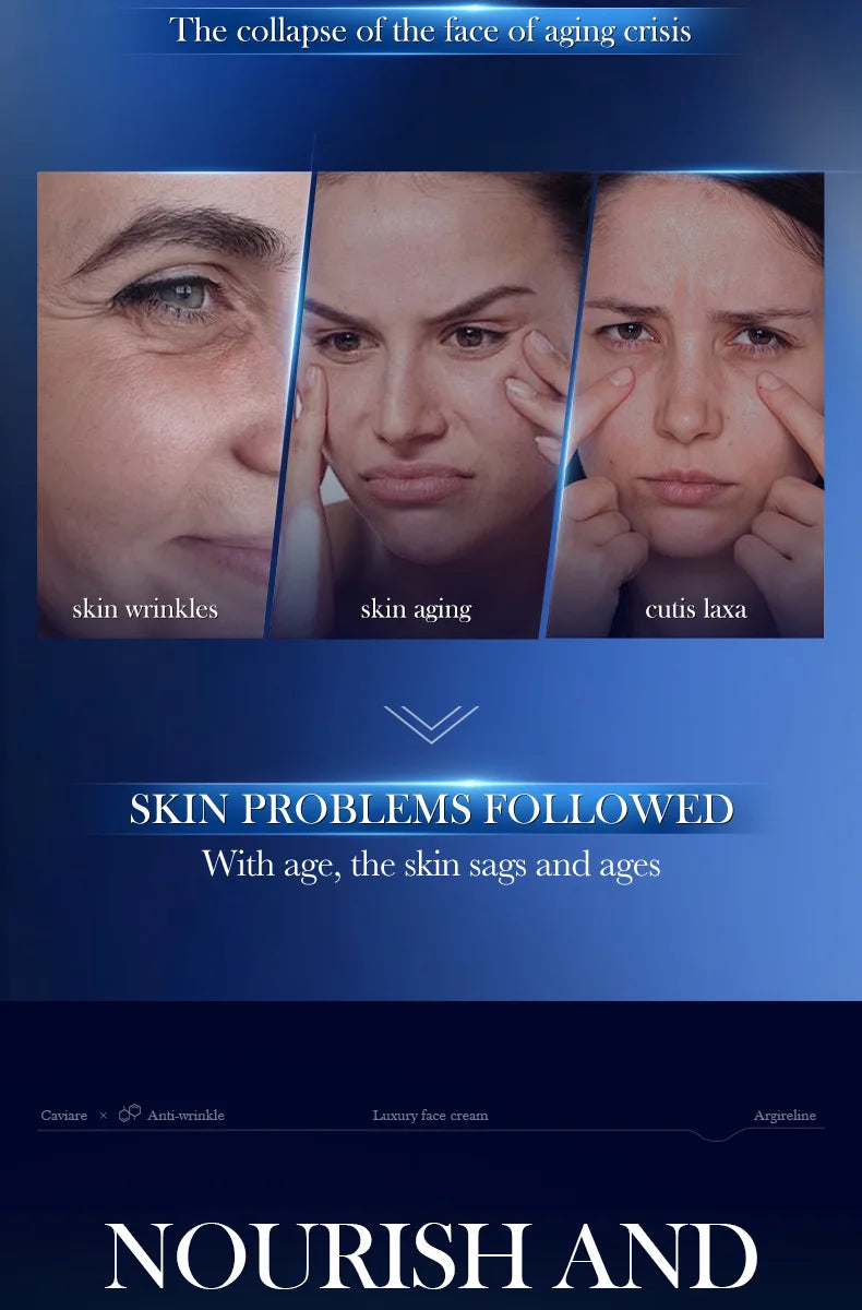 Anti-Wrinkle Face Cream Collagen Pearl Firming Lift Fade.