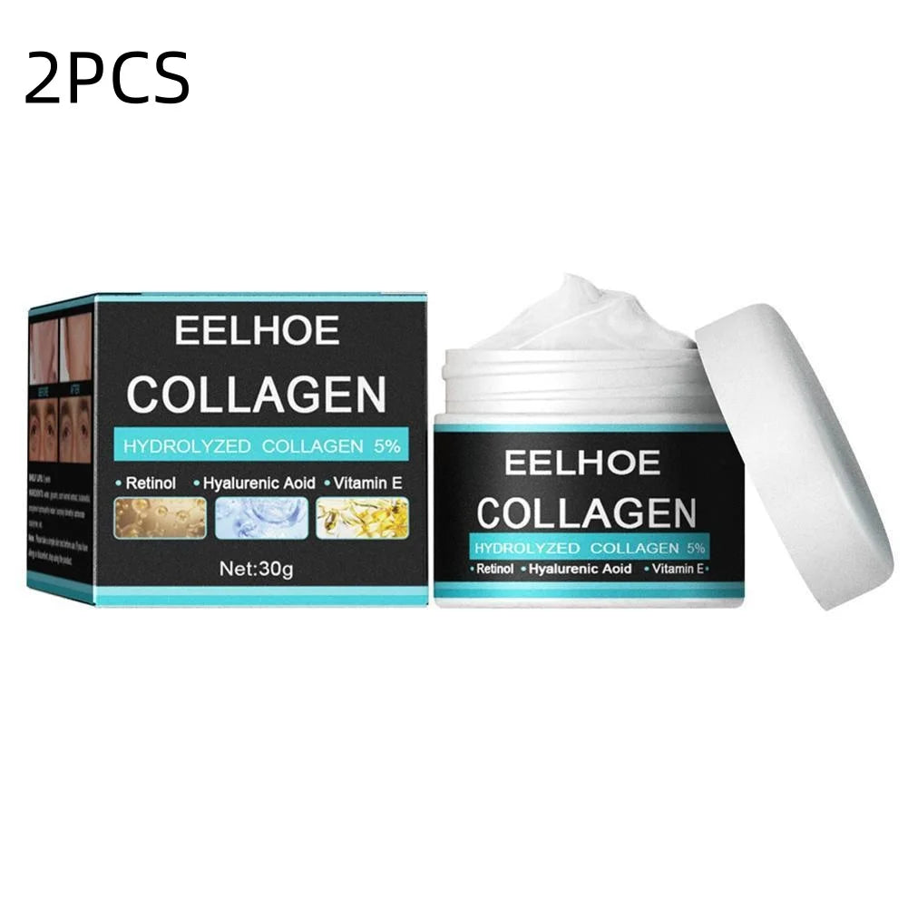 Collagen Creams For Men Smooth Wrinkle Younger Face Cream Firming Moisturizing Hyaluronic Acid Whitening Cream Facial Skin Care