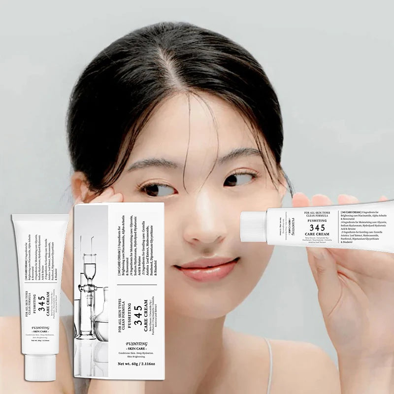 Korean 345 Face Cream Gentle Repairing Moisturizing Face Cream Strengthens Skin Barrier Effectively Improves Skin Imperfections
