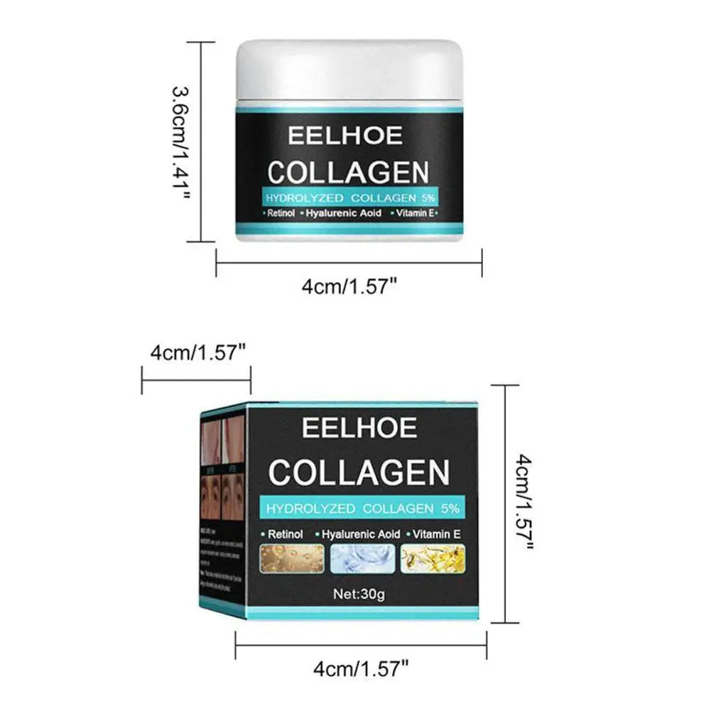 Collagen Creams For Men Smooth Wrinkle Younger Face Cream Firming Moisturizing Hyaluronic Acid Whitening Cream Facial Skin Care