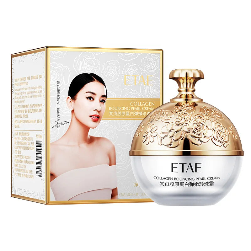 Anti-Wrinkle Face Cream Collagen Pearl Firming Lift Fade.