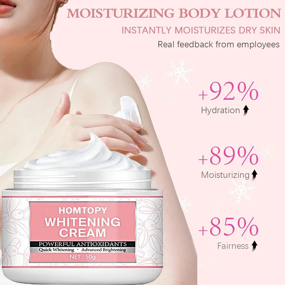 Body Moisturizing Cream Intimate Areas Underarm Knee Buttocks Private Bleach Remove Melanin Waterproof Brighten Nourish Cream